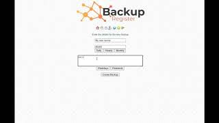 Creating a new backup [upl. by Eutnoj]