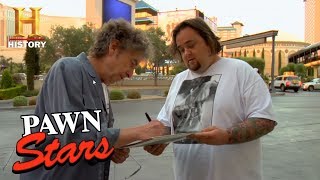 Pawn Stars Chumlee Gets Bob Dylans Autograph Season 3  History [upl. by Eon569]