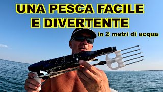 pesca con la fiocina in 2 metri di acqua [upl. by Htilil]