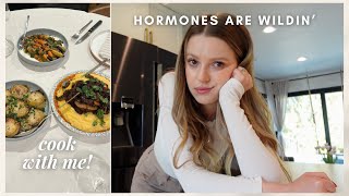 VLOG tbh I have been a moody gurl cooking for friends house progress  organizing [upl. by Landon]