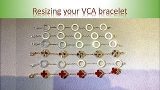 Resizing VCA Alhambra Bracelet [upl. by Grosvenor612]