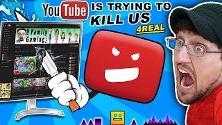 FGTEEV vs Google Troll GEOMETRY DASH amp ROBLOX Rage Gameplay [upl. by Ollehcram]