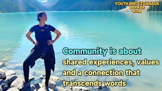 Community is about shared experiences values and a connection that transcends words [upl. by Portwin476]