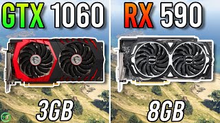 GTX 1060 3GB vs RX 590 8GB  Tested in 2023 [upl. by Zebedee]