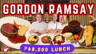 ₱68000 LUNCH AT GORDON RAMSAY WORTH IT BA  Team Chef RV [upl. by Sudnor]