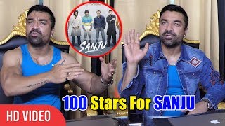 💯Stars For SANJU  Ajaz Khan Dhamaka Review On SANJU Movie  Viralbollywood [upl. by Onitsuaf]