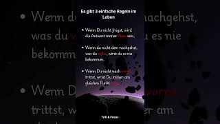 Es gibt 3 einfache Regeln im Leben darkpsychology inspirationalquotes motivation [upl. by Aire]