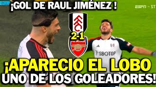 EUFORICOS ASI NARRO PRENSA ARGENTINA EL GOL DE RAUL JIMENEZ AL ARSENAL ¡QUE GOLAZO APARECIO EL LOBO [upl. by Oiramed]