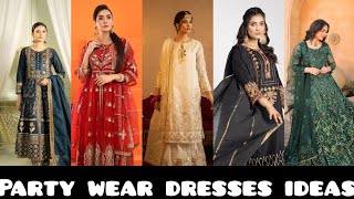 Fancy dresses ideasPakistani Designer wear dresses collection [upl. by Cower]