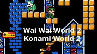 Wai Wai World 2 Konami World 2 NES  Iconic Crossover Adventure Gameplay  Konamis Classic [upl. by Akemrej]