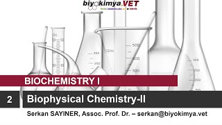 BIOCHEMISTRY I  Topic 2 Biophysical ChemistryII [upl. by Notrom447]