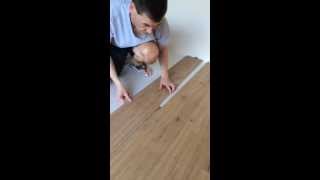 How to lay IKEA Tundra laminate floor [upl. by Jenness534]