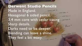 Derwent Studio Pencils Review [upl. by Kaslik277]