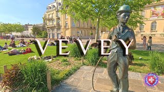 VEVEY SWITZERLAND ✨ Exploring the beauty of Veveys Embankment  Lake Geneva Cantons Vaud [upl. by Dora]