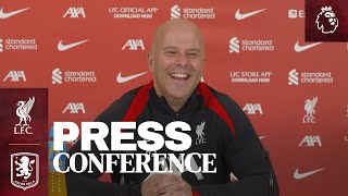 Arne Slots Premier League Press Conference  Liverpool vs Aston Villa [upl. by Eanad]