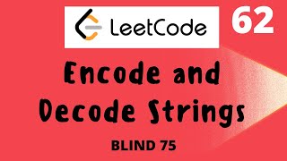 Leetcode 271 Encode and Decode Strings Python Easy [upl. by Iona553]