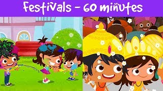 Festivals Of India  Different Types Of Festivals  Kids Festival Compilation Video  Jalebi Street [upl. by Chilton]