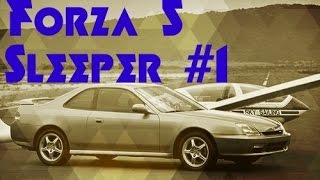 FORZA 5  Sleeper Build  Honda Prelude  V6 Twin Turbo Speed Test [upl. by Ilrahs]