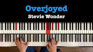 Stevie Wonder “Overjoyed” Piano Cover [upl. by Vevay]