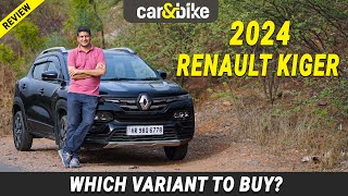 Renault Kiger 2024 Variants Explained Which is the Best Buy [upl. by Lloyd]