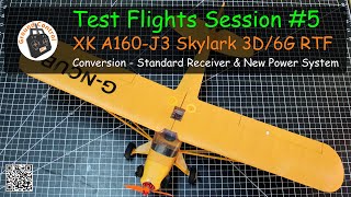 XK A160 J3 Skylark Cub 3D6G 650mm RTF  Manual Mode amp Power System Test Flights Nearly Perfect [upl. by Isador]