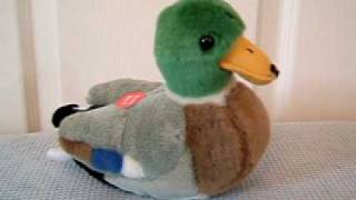 Mallard  wwwTidyToyscouk  Soft Toy with sound  83508  RSPB Duck  Series 4 [upl. by Anelem]