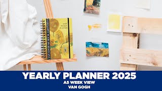 YEARLY PLANNER A5 WEEK VIEW VAN GOGH  Grupo Erik [upl. by Tolliver]