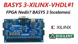 BASYS 3XILINXVHDL1 FPGA Nedir BASYS 3 İncelemesi [upl. by Ackerley]