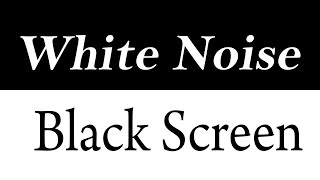 No Ad Breaks White Noise  White Noise Black Screen  Sleep Study Focus  24 Hours [upl. by Ollehto]