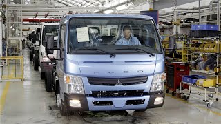 TRUCK FACTORY Mitsubishi Fuso Production [upl. by Ahsaela]