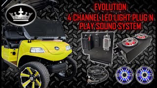 Add 4 Speakers and LED Lights To Your Evolution With Our New Plug n Play Systems [upl. by Asiralc]