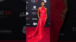 Victoria Monét Ruby Red Glam Slay  Time100 Next Awards victoriamonet fashionpolice time100 rnb [upl. by Aidyl]