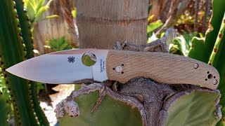 Spyderco Shaman Blade HQ CPMM4 Green Micarta Exclusive edc knives spyderco knife tools gear [upl. by Atilam]