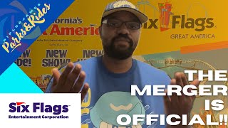 The Merger is Official  SixFlags  Parks amp Rides [upl. by Larue]