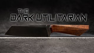 Knife Making  The Dark Utilitarian  Making an Elevated Utility Knife [upl. by Alac]