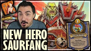 HOW TO PLAY SAURFANG  Hearthstone Battlegrounds [upl. by Marsland]