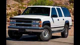 Watch our 1999 Chevrolet Suburban 2500 LS 4x4 74L 454ci in action Test Drive amp WalkAround [upl. by Eilyab460]