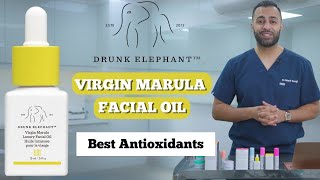 Drunk Elephants Virgin Marula Luxury Facial Oil  The Ultimate Skincare Elixir  Dr Somji Reviews [upl. by Euqinorev]