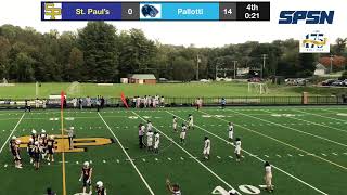 St Vincent Pallotti vs SP JV Football [upl. by Lairret100]