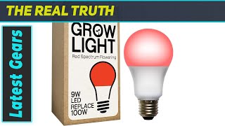 UnEdison LED Grow Light Bulb The Best Red Spectrum for Blooming Plants [upl. by Ariec]