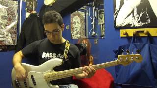 Penso Positivo Jovanotti  bass cover [upl. by Noswad]