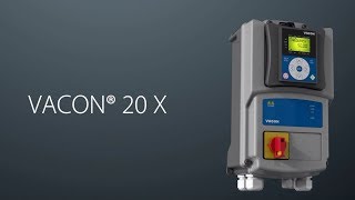 VACON® 20 X – Flexible and Easy to Use [upl. by Eiramalegna]