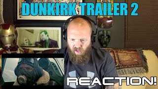 DUNKIRK TRAILER 2 REACTION CHRISTOPHER NOLAN 2017 [upl. by Idelson920]