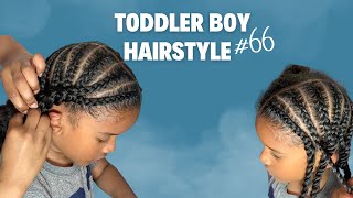 TODDLER BOY HAIRSTYLE 66  TWO STYLES IN ONE BRAIDS AND TWISTS  SUBBIES CHOSE OUR HAIRSTYLE [upl. by Rivera]