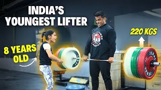 Me Vs 8 Year Old  Training With Indias Youngest Weightlifter  Yatinder Singh [upl. by Saduj]