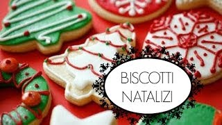 BISCOTTI DI NATALE CON GLASSA COLORATA [upl. by Llevrac713]