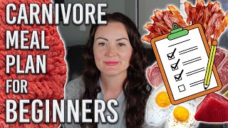 Carnivore Meal Plan For Beginners [upl. by Norabel]