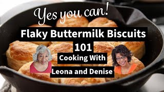 Flaky Buttermilk Biscuits  Bake With Us [upl. by Trout]