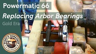 Changing Table Saw Arbor Bearings on a Powermatic 66 [upl. by Auhsot]