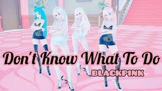 MMD HakuMikuLukaIA ● Dont Know What To Do  BLACKPINK  Full ver  ●  Happy Valentines Day [upl. by Atsuj]